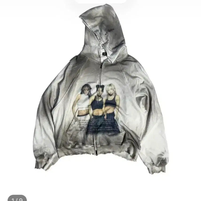 [BUNJANG] Pacosply Dolly Dirty Zip Up Hoodie / 파코서플라이 DOLLY DIRTY ZIP UP 후드집업 구매