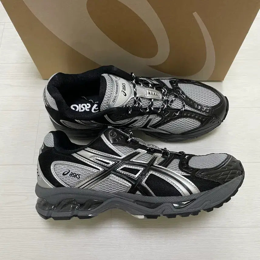 [BUNJANG] Asics Gel-Nimbus 10.1 Piedmont Grey:Black Running Shoes / 아식스 젤-님버스 10.1 - 피드몬트그레이:블랙 270사이즈