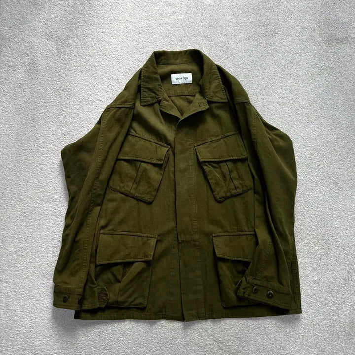 [BUNJANG] Years ago Hemp Cotton Fatigue Jacket / 이얼즈어고 헴프코튼 퍼티그자켓