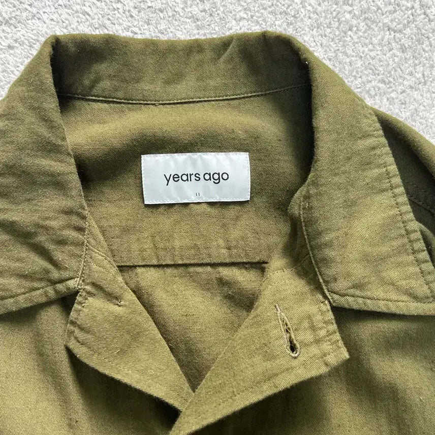 [BUNJANG] Years ago Hemp Cotton Fatigue Jacket / 이얼즈어고 헴프코튼 퍼티그자켓