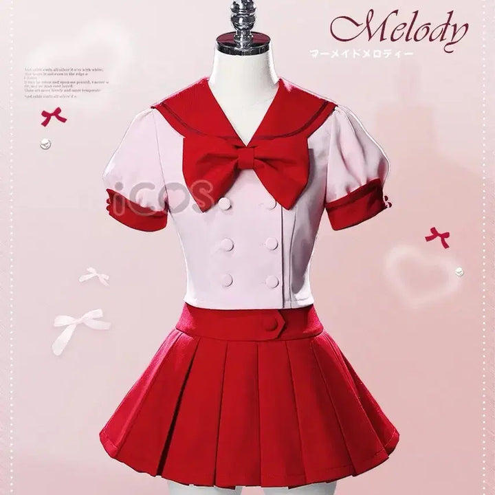 [BUNJANG] Peach Peach Pitch Lucia School Uniform Cosplay Set / icos샵 피치피치핏치 루치아 교복 코스프레 고퀄 올풀셋 M
