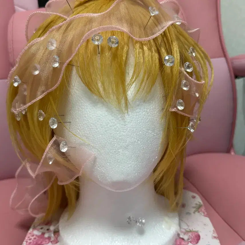 [BUNJANG] Peach Peach Pitch Lucia School Uniform Cosplay Set / icos샵 피치피치핏치 루치아 교복 코스프레 고퀄 올풀셋 M