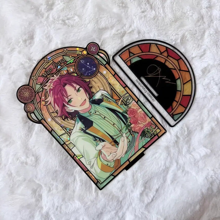 [BUNJANG] Ensemble Stars! Stained Glass 3rd Edition Mao Isara Acrylic Stand (Chugoku/Japan) / 앙스타 스테인드글라스 3탄 이사라 마오 트릭스타 아크릴스탠드 중스타 스글
