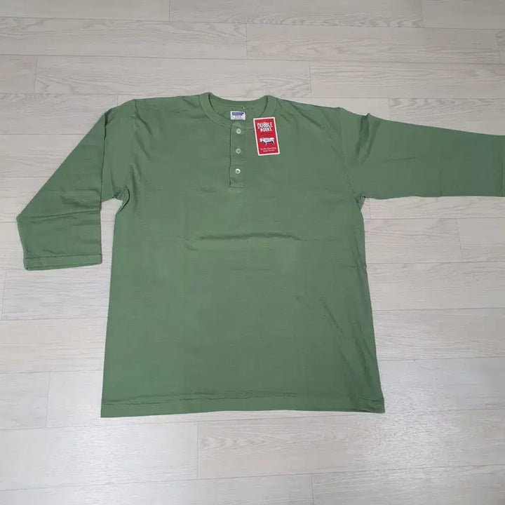 [BUNJANG] Dubble Works Henry Neck Loopwheel T-Shirt / Dubble Works 더블 웍스 더블웍스 웨어하우스 헨리넥 천축 루프휠