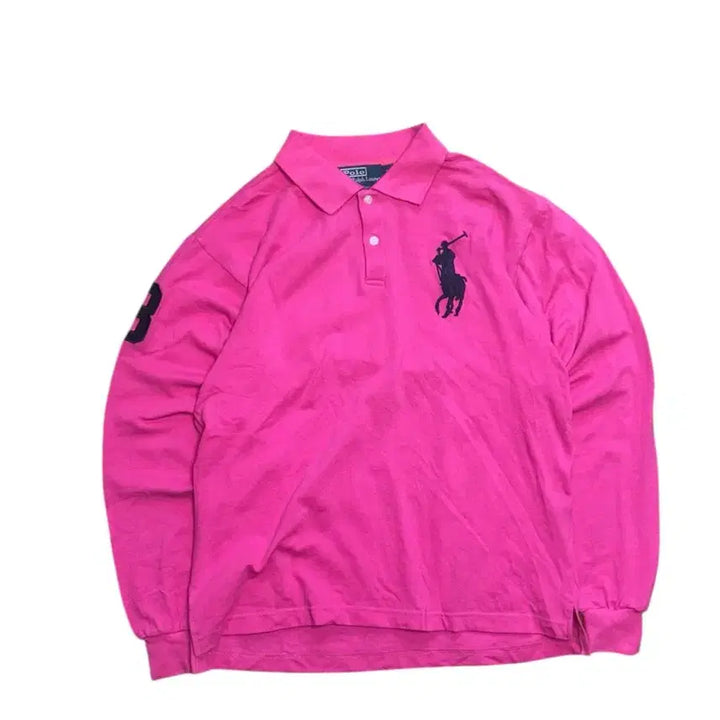 [BUNJANG] Polo Ralph Lauren Big Pony Chieftain Long Sleeve Rugby T-Shirt / 폴로 랄프로렌 빅포니 치프키프 긴팔 럭비 티셔츠