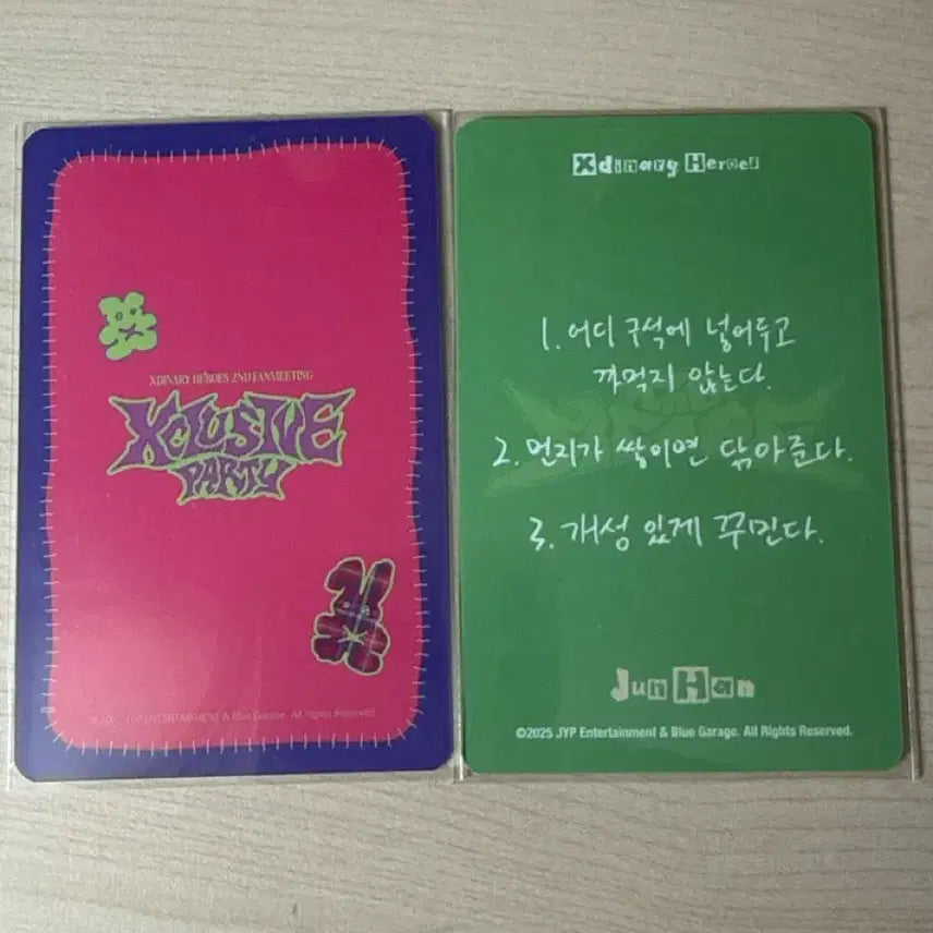 [BUNJANG] Xdinary Heroes Junhan Photocard Binder / 엑스디너리 히어로즈 엑디즈 준한 툐낸 툐넨 포카 콜북 바인더