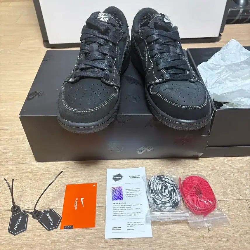 [BUNJANG] Air Jordan 1 Travis Scott Low Black Phantom / 조던1 트래비스 스캇 로우 블랙 팬텀 270