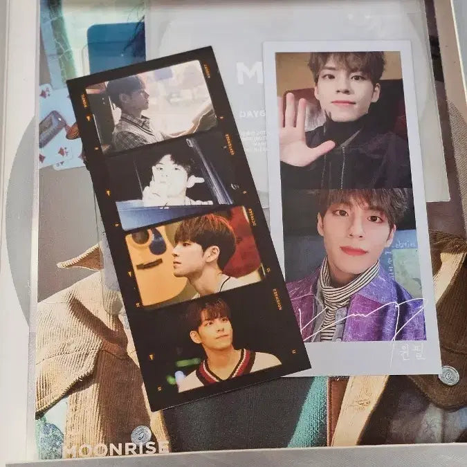 [BUNJANG] Day6 Sunrise Gold Moon Version Sungfil 4-Cut Photo &amp; 2-Cut Photo Bundle Set / 데이식스 문라이즈 골드문 버전 (원필 4컷포토&amp;2컷포토 포함) 판매합니다