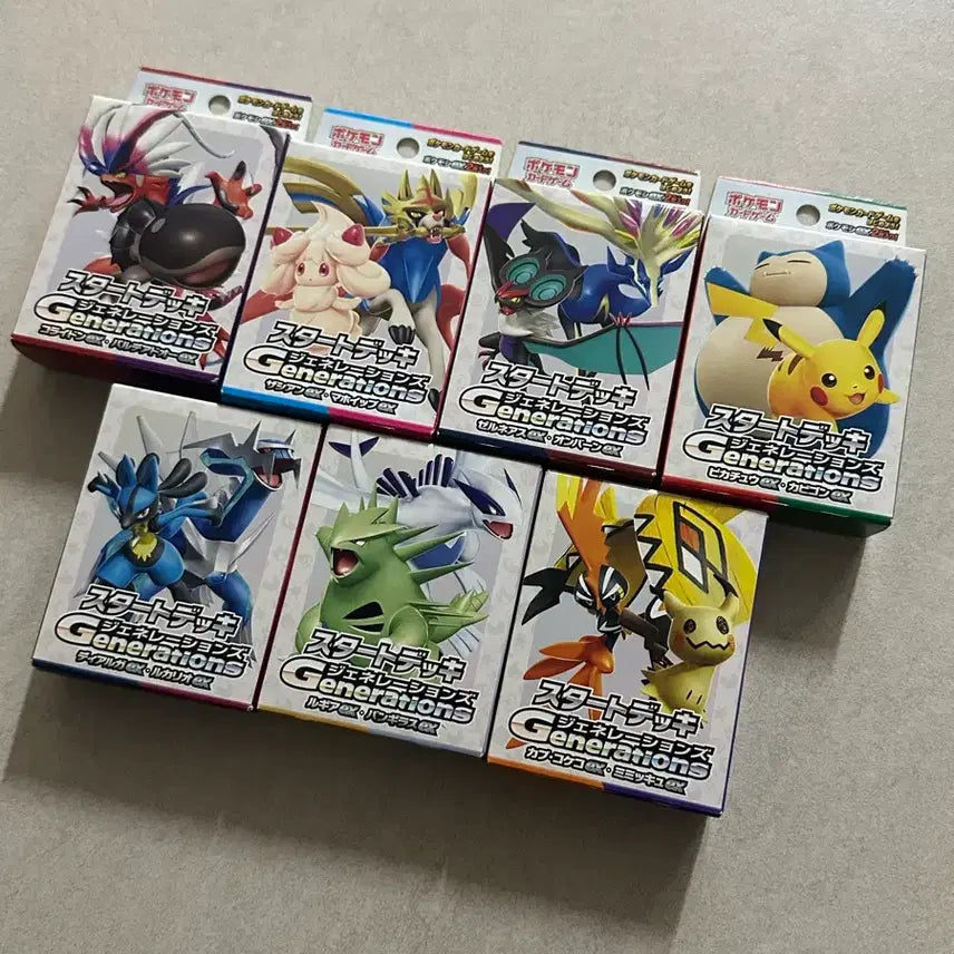 [BUNJANG] Pokemon Japanese Starter Deck Bundle Set / 포켓몬스터 일판 스타터덱 일괄
