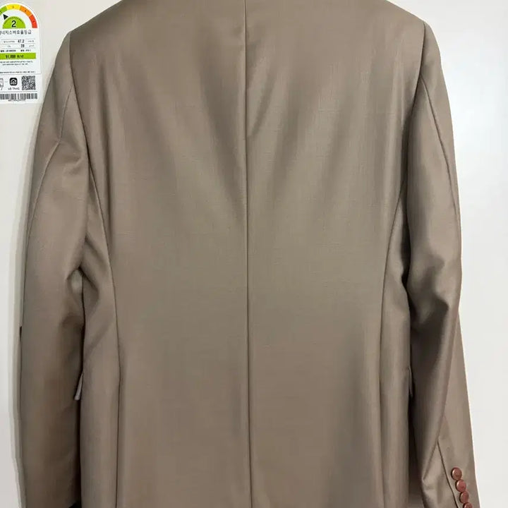 [BUNJANG] Trugen 100% Wool One-Button Beige Suit Set / 트루젠 울 100% 베이지 원버튼 정장 세트 셋업 100.80