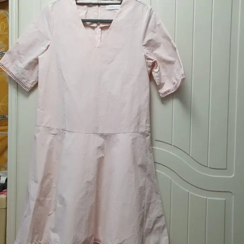 [BUNJANG] LAUREN-BAZAAR Pink Cotton Dress / LAUREN-BAZAAR 핑크 면원피스