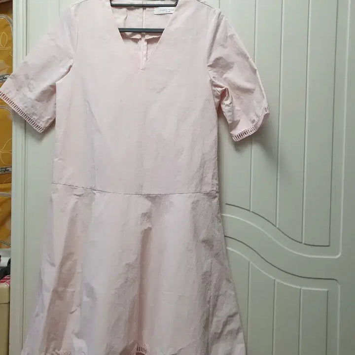 [BUNJANG] LAUREN-BAZAAR Pink Cotton Dress / LAUREN-BAZAAR 핑크 면원피스