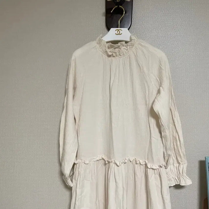 [BUNJANG] Ivory Tiered Long Dress / 아이보리 캉캉 롱 원피스