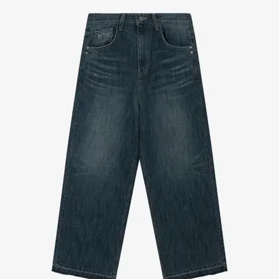 [BUNJANG] AZON Faded Denim Washing Pants Blue S / 애즈온 페이드 데님 워싱 팬츠 블루 s