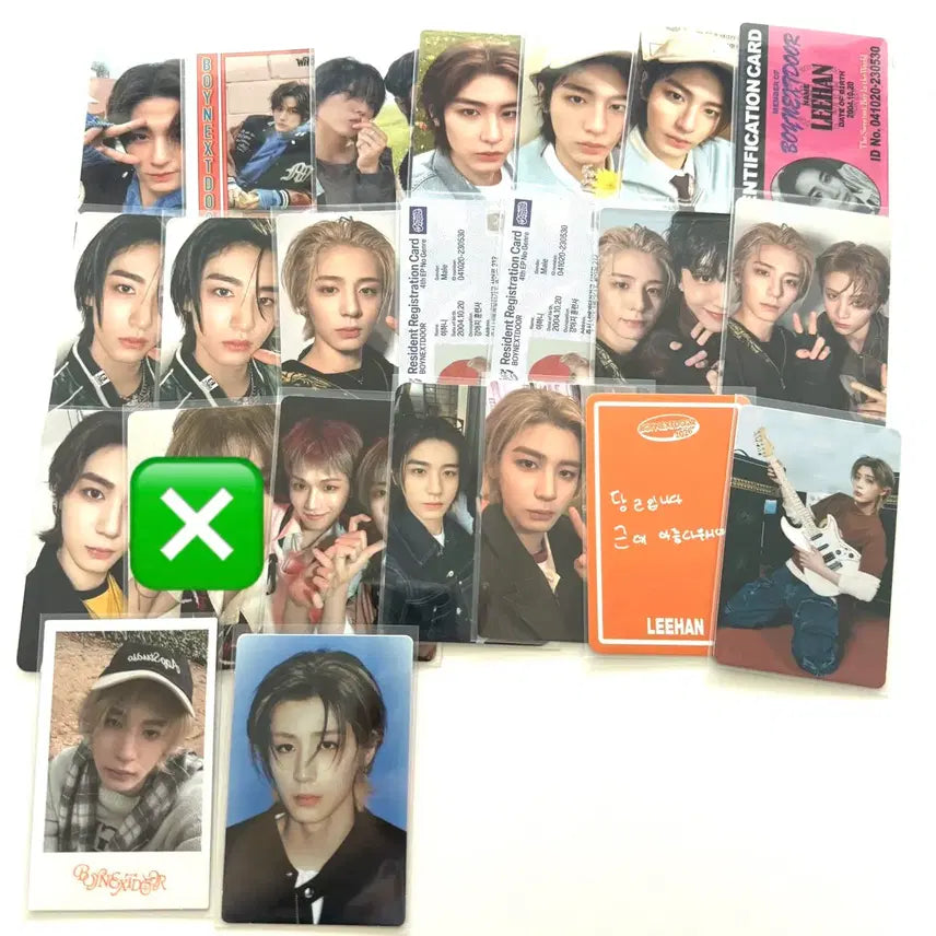 [BUNJANG] BOYNEXTDOOR Leehan Bundle Set Photocard / 보넥도 이한 포카 일괄 양도