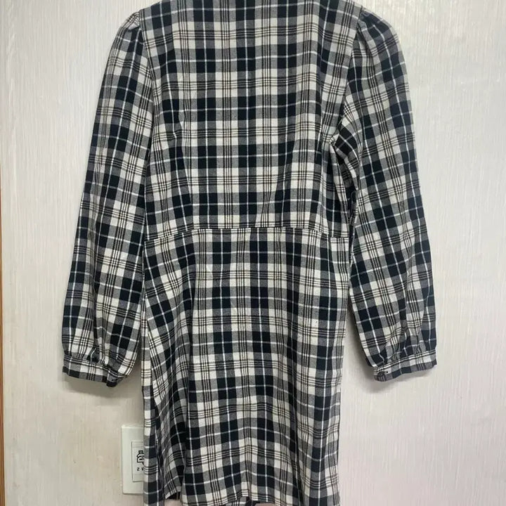 [BUNJANG] Black and White Check Pattern Jacket Dress / 체크 자켓 원피스