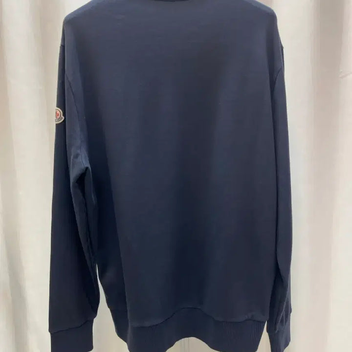 [BUNJANG] Moncler World Boxing Logo Sweatshirt Navy XXL / 몽클레어 월드 박싱 로고 맨투맨 네이비 XXL (105~110) 23FW