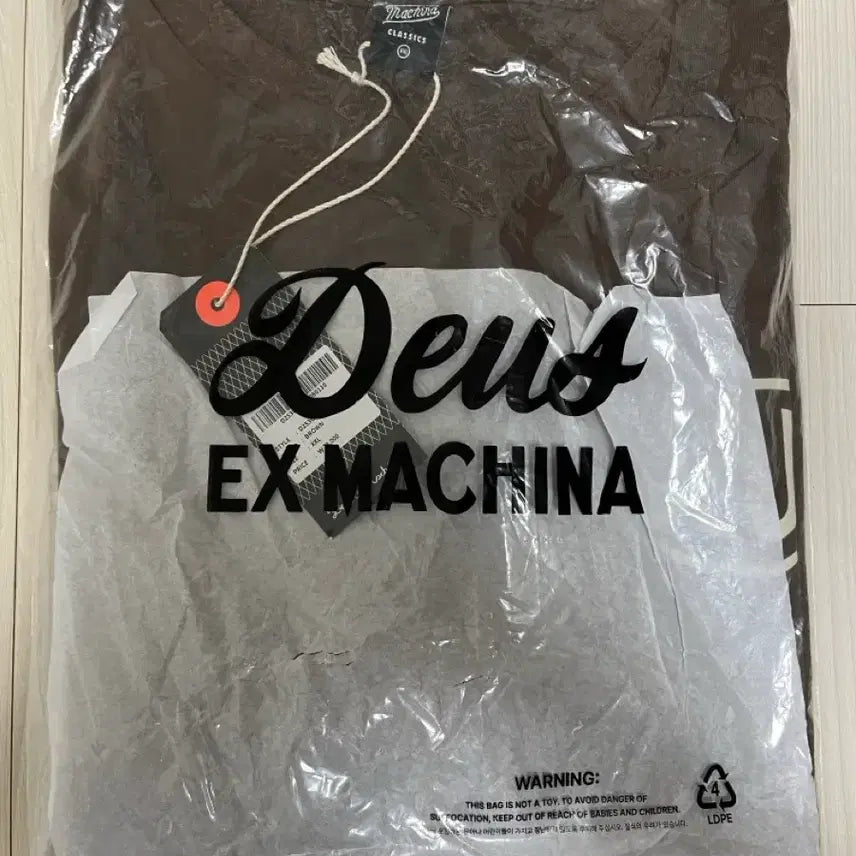 [BUNJANG] Deus Ex Machina Seoul Address Long Sleeve Brown 2XL / [2XL] 데우스 엑스 마키나 서울 어드레스 롱슬리브 브라운 새상품