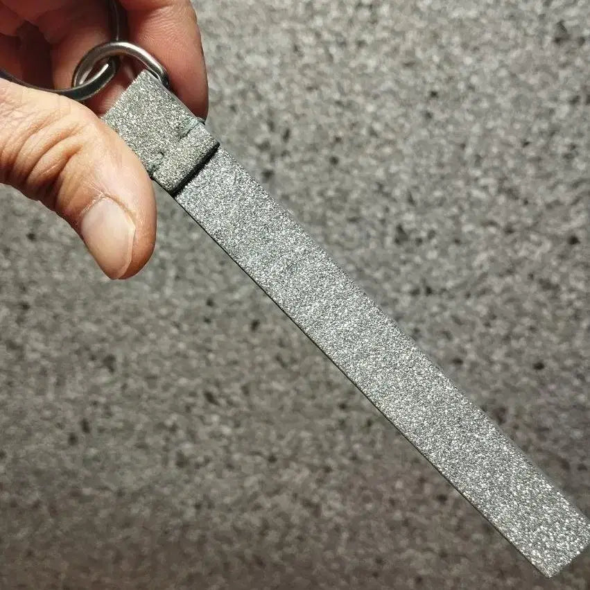 [BUNJANG] Balenciaga Silver Glitter Keyring / 발렌시아가 실버 글리터 키링
