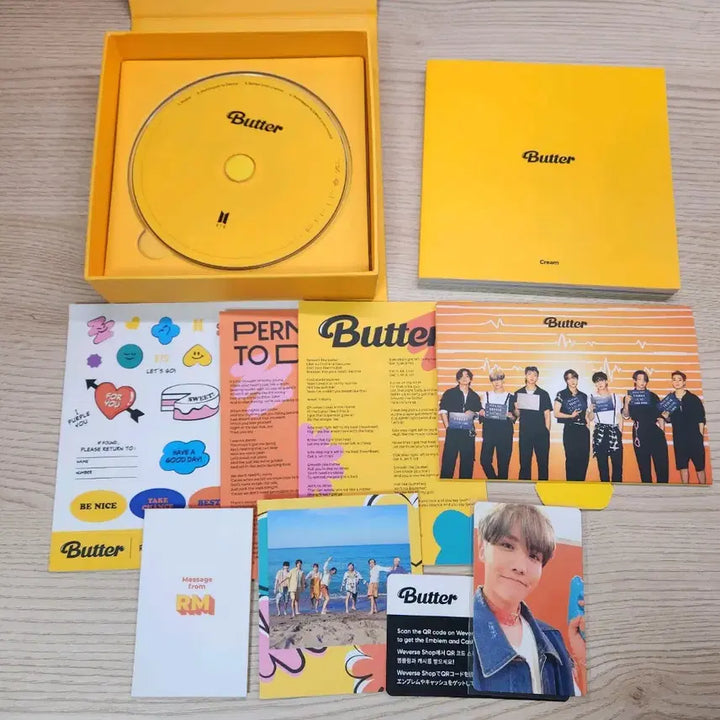 [BUNJANG] BTS Butter Album Unsealed 2 Versions + Weverse POB Bundle Set / 방탄소년단 버터 개봉앨범 2종 + 위버스 포카 특전 일괄 양도