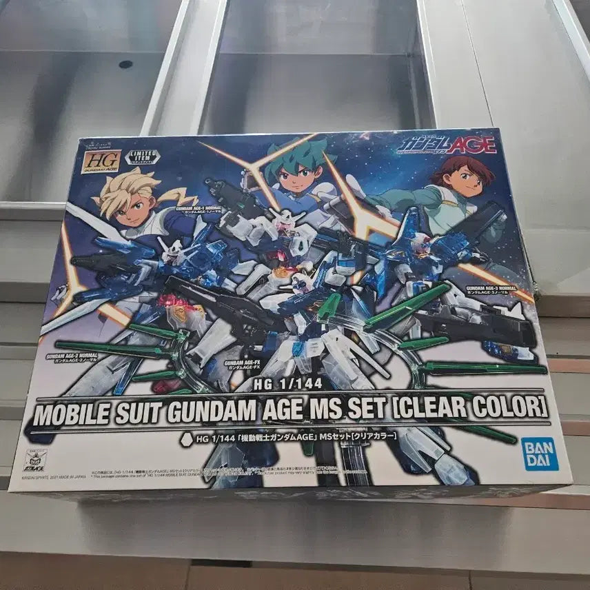 [BUNJANG] HG Gundam AGE MS Set Clear Color Ver. Plastic Model Kit / HG 건담 AGE MS 세트 클리어 컬러
