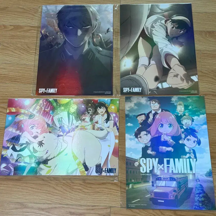 [BUNJANG] Spy x Family Poster Set - 4 Types Bundle / 스파이패밀리 포스터 특전 4종 일괄