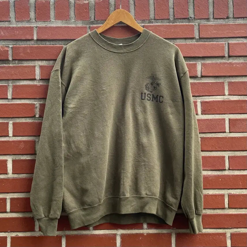 [BUNJANG] USMC United States Marine Corps Original Sweatshirt / [03s/USA] 오리지널 USMC 미해병대 밀리터리 스웨트셔츠