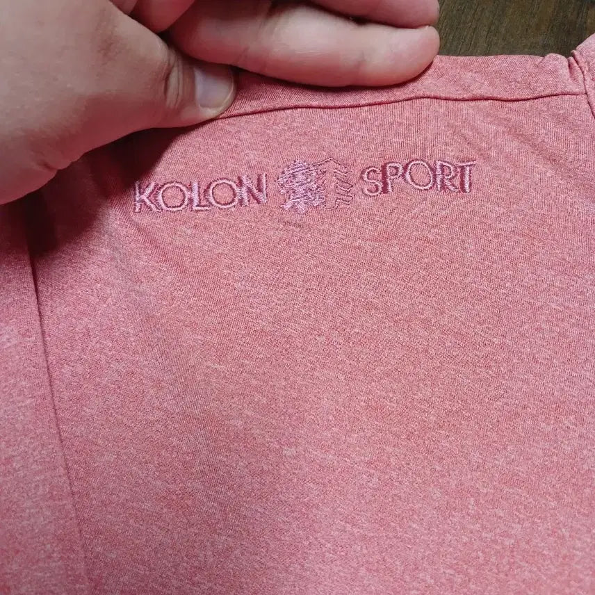 [BUNJANG] KOLON SPORT Pink Long Sleeve Performance T-Shirt / 코오롱스포츠 핑크 긴팔 기능성 티셔츠