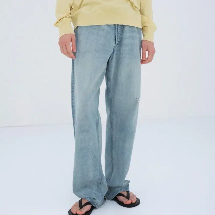 [BUNJANG] Auralee 26ss Faded Selvedge Wide Denim Pants Size 32 / 오라리 26ss 페이디드 셀비지 와이드 데님 32사이즈 새상품