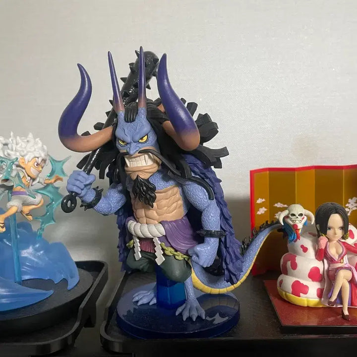 [BUNJANG] One Piece Kaido Boa Hancock Luffy Figure Bundle Set / 일괄)원피스 카이도우 보아핸콕 루피 피규어 상자O