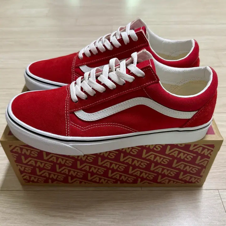 [BUNJANG] Vans Old Skool Racing Red 270mm Sneakers / 반스 올드스쿨 레이싱 레드 - 270 사이즈