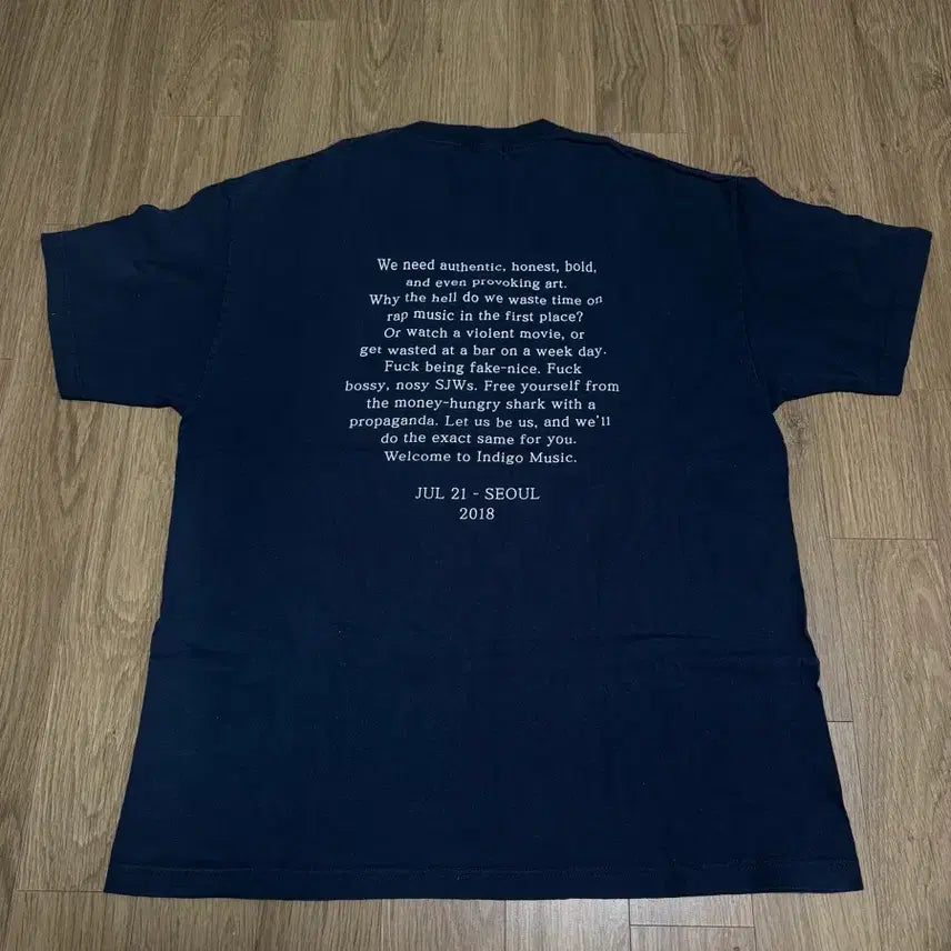 [BUNJANG] Indigo Music Concert T-Shirt / 인디고뮤직 티셔츠