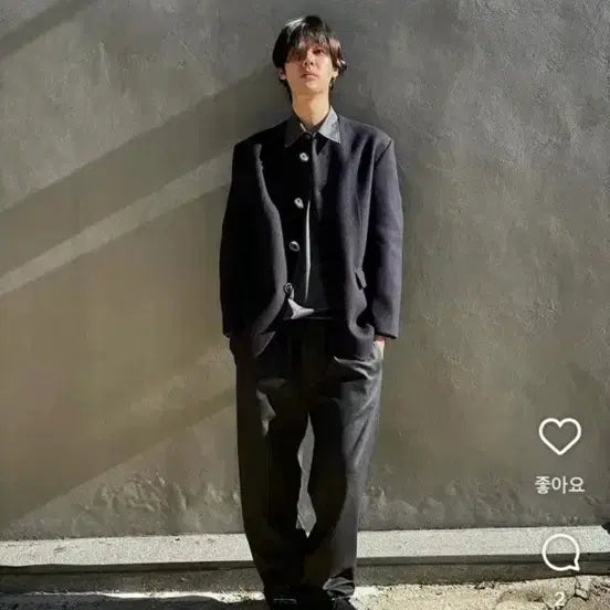 [BUNJANG] T/SEHNE Virgin Wool Collarless Jacket Blazer / T/sehne 버진울 카라리스 논카라 자켓 블레이져 새제품