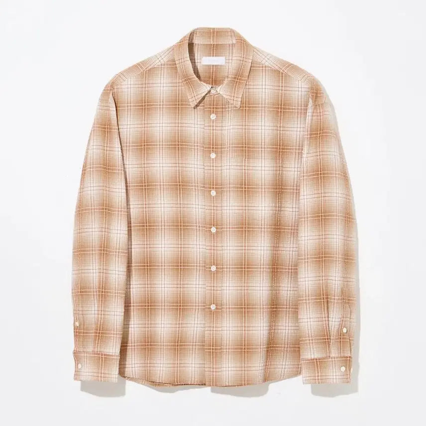[BUNJANG] MOMADesign Seersucker Tartan Check Shirt Orange / 모마디자인 / 에어 쿨 시어서커 타탄 체크셔츠 오렌지 / 48
