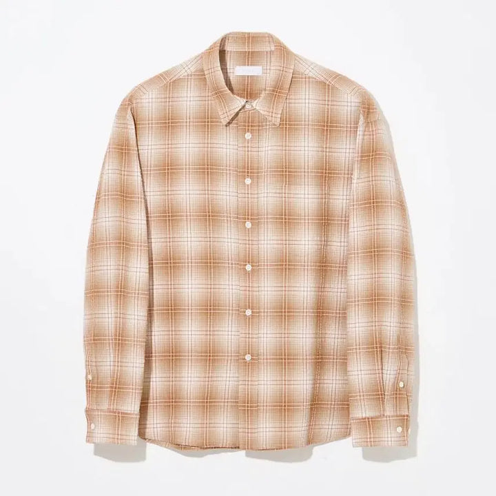 [BUNJANG] MOMADesign Seersucker Tartan Check Shirt Orange / 모마디자인 / 에어 쿨 시어서커 타탄 체크셔츠 오렌지 / 48