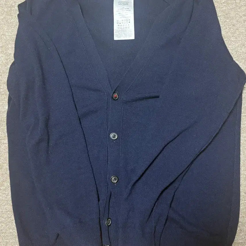 [BUNJANG] Maison Margiela Navy Cardigan L / 메종 마르지엘라 네이비 캐시미어 가디건 L 사이즈 판매합니다