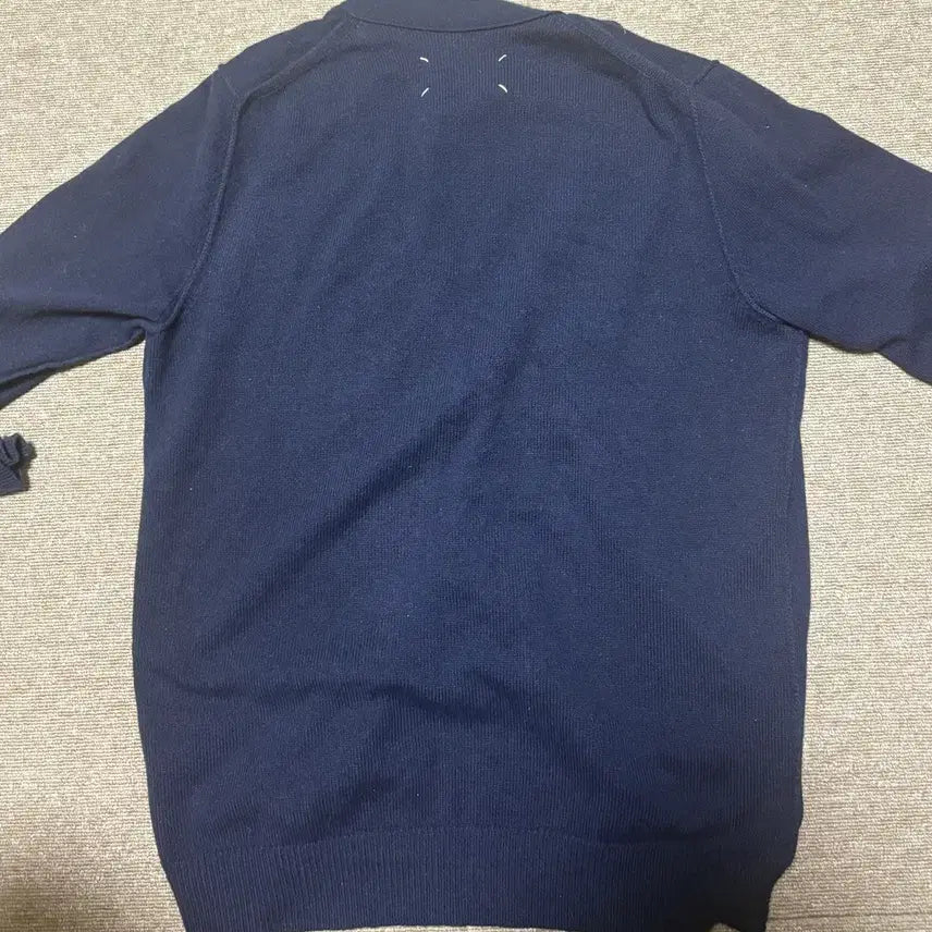 [BUNJANG] Maison Margiela Navy Cardigan L / 메종 마르지엘라 네이비 캐시미어 가디건 L 사이즈 판매합니다