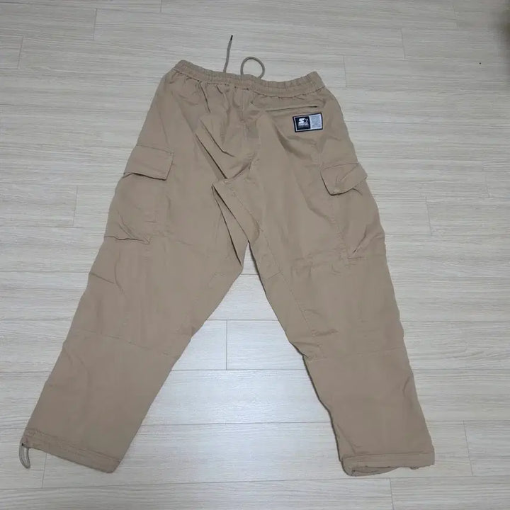 [BUNJANG] Wide Leg Cargo Pants Beige M / 스타터 카고팬츠 배기팬츠 면바지 베이지 M