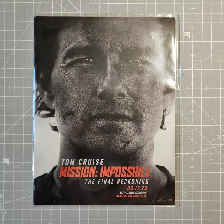 [BUNJANG] Mission Impossible Final Recording Art Card / 롯데시네마 미션 임파서블 파이널 레코딩 아트카드