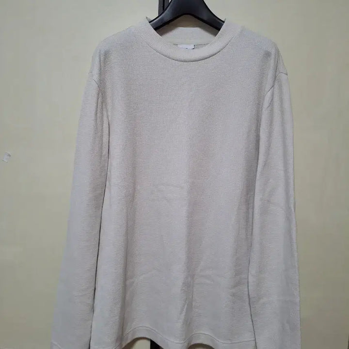 [BUNJANG] Ziozia Waffle Crewneck T-Shirt Beige Size 100 / 지오지아 와플 크루넥 티셔츠 100 베이지