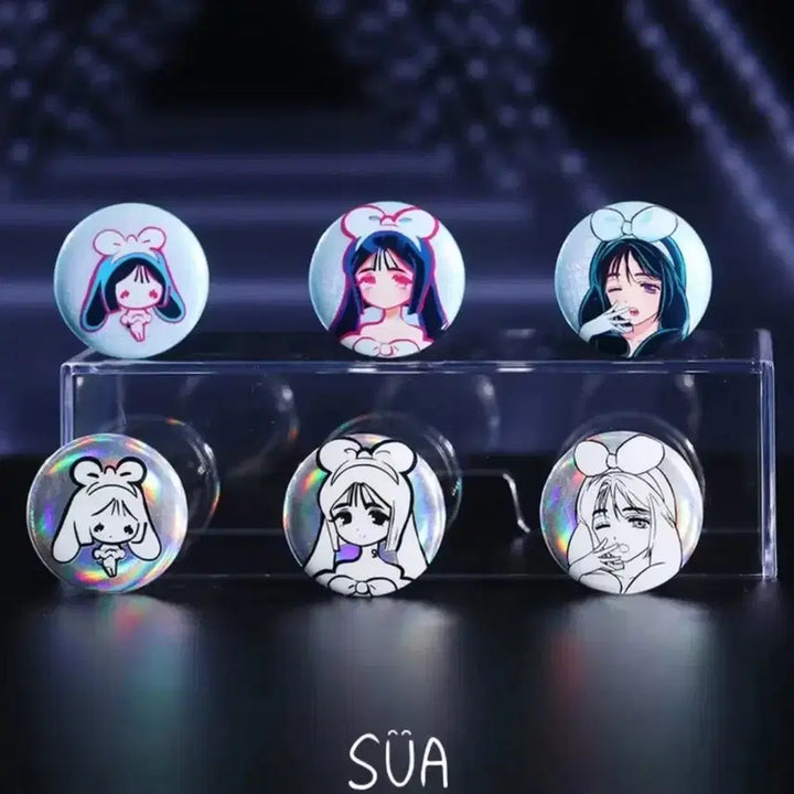 [BUNJANG] ACE TRUE SuA Can Mini Badge Set Alien Stage / 에이스테  수아 캔 미니 뱃지 세트 에일리언 스테이지