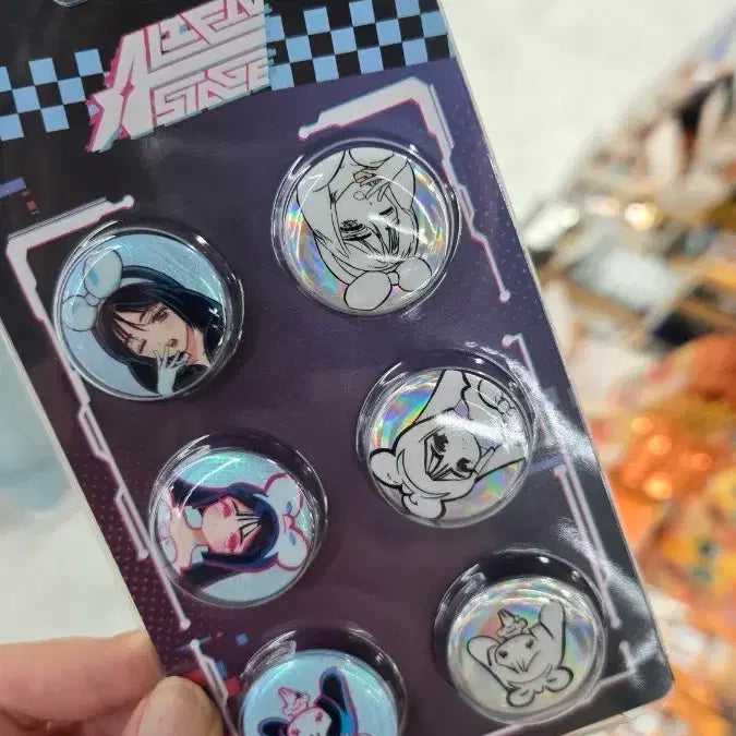 [BUNJANG] ACE TRUE SuA Can Mini Badge Set Alien Stage / 에이스테  수아 캔 미니 뱃지 세트 에일리언 스테이지