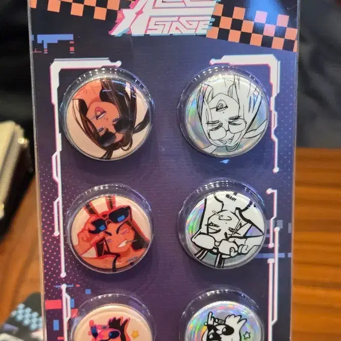 [BUNJANG] AESTATE HyunA Can Mini Badge Set Alien Stage / 에이스테  현아 캔 미니 뱃지 세트 에일리언 스테이지