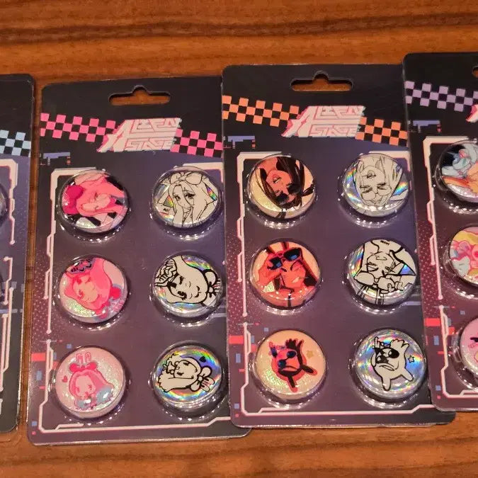 [BUNJANG] AESTATE HyunA Can Mini Badge Set Alien Stage / 에이스테  현아 캔 미니 뱃지 세트 에일리언 스테이지