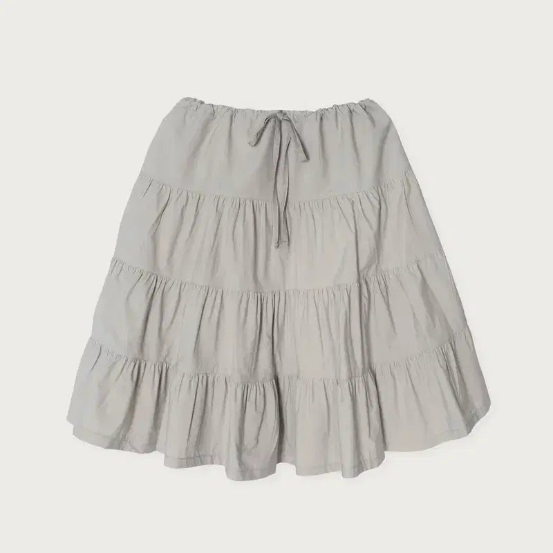[BUNJANG] FESTO 3 Shirring Skirt / 페스토 3 SHIRRING SKIRT FOG 스커트