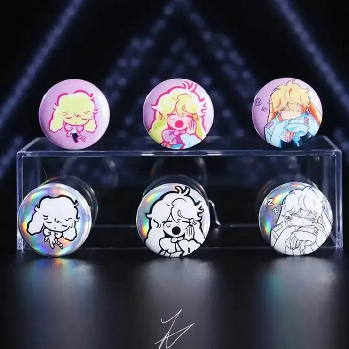 [BUNJANG] A-Stage Ruka Alien Stage Can Mini Badge Set / 에이스테 루카  캔 미니 뱃지 세트 에일리언 스테이지
