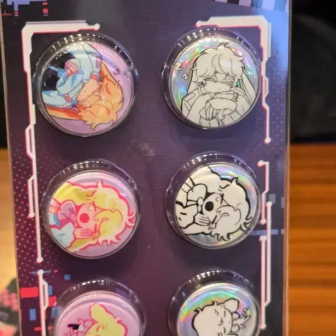 [BUNJANG] A-Stage Ruka Alien Stage Can Mini Badge Set / 에이스테 루카  캔 미니 뱃지 세트 에일리언 스테이지
