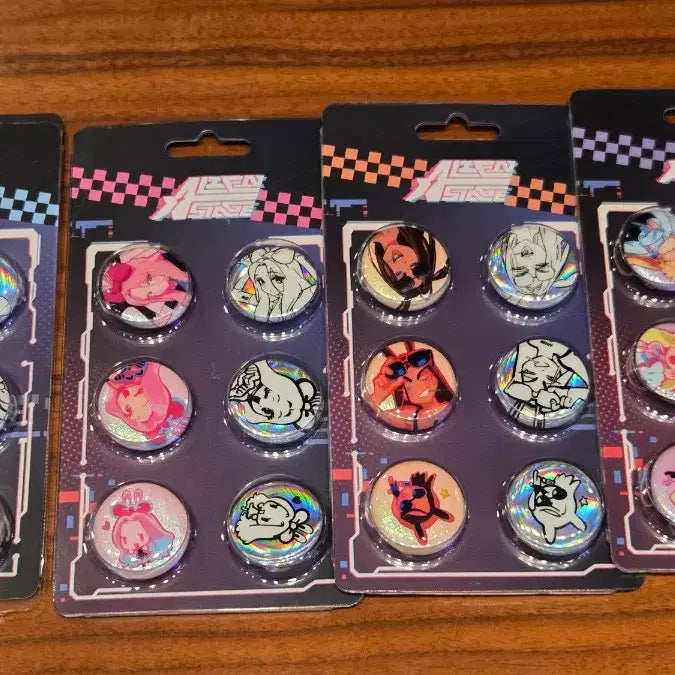 [BUNJANG] A-Stage Ruka Alien Stage Can Mini Badge Set / 에이스테 루카  캔 미니 뱃지 세트 에일리언 스테이지