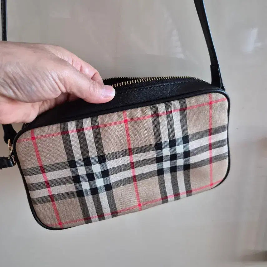 [BUNJANG] Checkered Crossbody Bag / 크로스가방