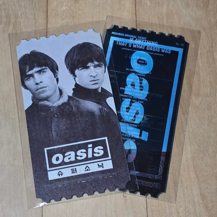 [BUNJANG] Oasis Supersonic Original Ticket / 영화 <오아시스 슈퍼소닉> 오리지널 티켓 판매합니다